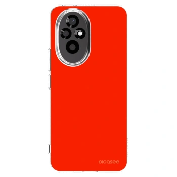 Picasee silikonový průhledný obal pro Honor 200 Pro 5G - Maranello Red