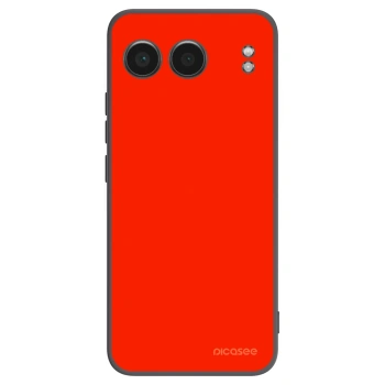 Picasee silikonový černý obal pro OnePlus Nord 4 - Maranello Red
