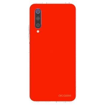 Picasee silikonový průhledný obal pro Xiaomi Mi 9 - Maranello Red