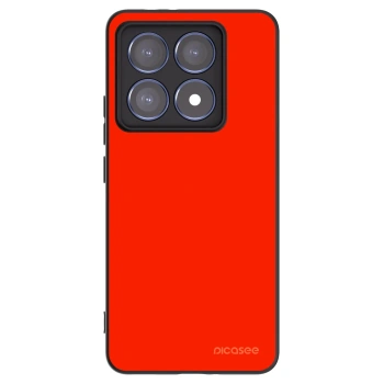 Picasee silikonový černý obal pro Xiaomi 14T Pro - Maranello Red