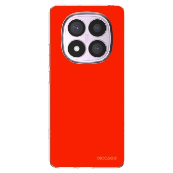Picasee silikonový průhledný obal pro Xiaomi Redmi Note 14 Pro 5G - Maranello Red