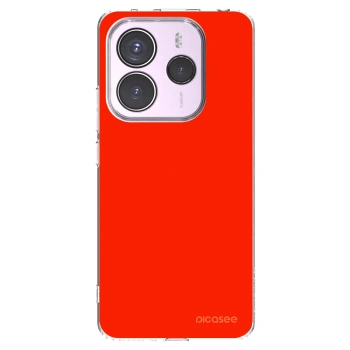Picasee silikonový průhledný obal pro Xiaomi Redmi Note 14 5G - Maranello Red