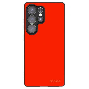 Picasee silikonový černý obal pro Samsung Galaxy S25 Ultra 5G - Maranello Red