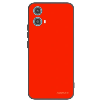 Picasee silikonový černý obal pro Motorola Moto G34 5G - Maranello Red