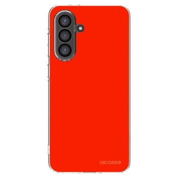 Picasee silikonový průhledný obal pro Samsung Galaxy A56 5G A566B - Maranello Red