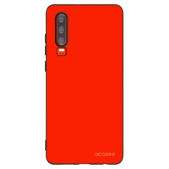 Picasee silikonový černý obal pro Huawei P30 - Maranello Red