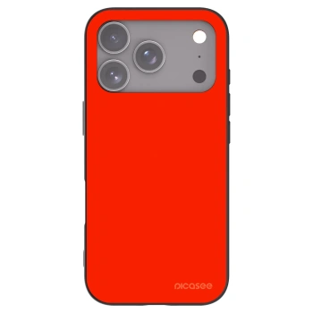Picasee silikonový černý obal pro Apple iPhone 17 Pro - Maranello Red