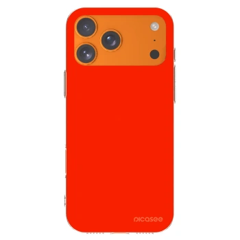 Picasee silikonový průhledný obal pro Apple iPhone 17 Pro Max - Maranello Red