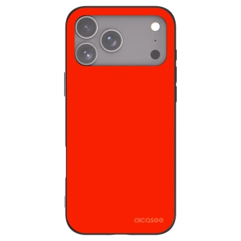 Picasee silikonový černý obal pro Apple iPhone 17 Pro Max - Maranello Red