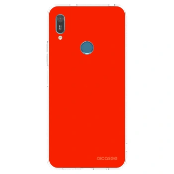 Picasee silikonový průhledný obal pro Huawei Y6 2019 - Maranello Red