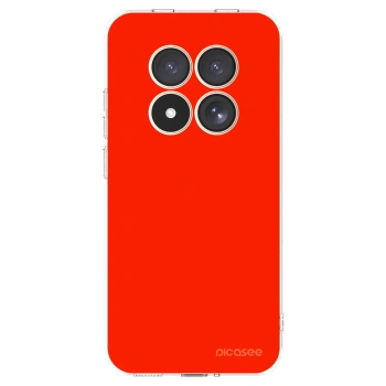 Picasee silikonový průhledný obal pro Xiaomi Redmi Note 15 Pro 4G - Maranello Red