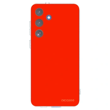 Picasee silikonový průhledný obal pro Samsung Galaxy S25 FE 5G - Maranello Red
