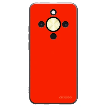 Picasee silikonový černý obal pro Honor Magic8 Lite 5G - Maranello Red
