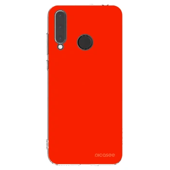 Picasee silikonový průhledný obal pro Honor 20 Lite - Maranello Red