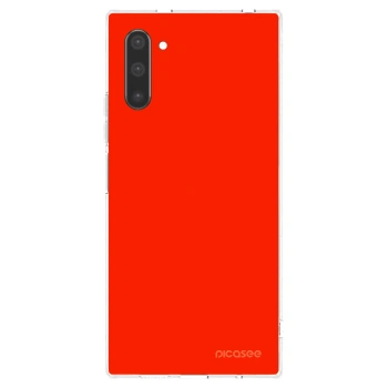 Picasee silikonový průhledný obal pro Samsung Galaxy Note 10 N970F - Maranello Red