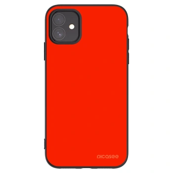 Picasee silikonový černý obal pro Apple iPhone 11 - Maranello Red