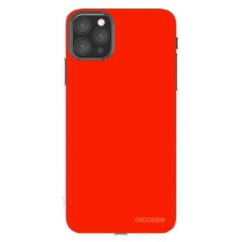 Picasee silikonový průhledný obal pro Apple iPhone 11 Pro Max - Maranello Red