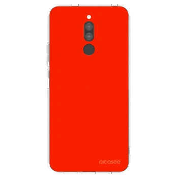 Picasee silikonový průhledný obal pro Xiaomi Redmi 8 - Maranello Red