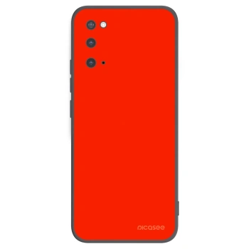 Picasee silikonový černý obal pro Samsung Galaxy S20 G980F - Maranello Red