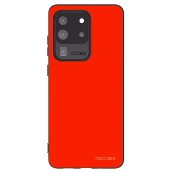 Picasee silikonový černý obal pro Samsung Galaxy S20 Ultra 5G G988F - Maranello Red