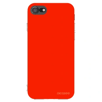 Picasee silikonový průhledný obal pro Apple iPhone SE 2020 - Maranello Red