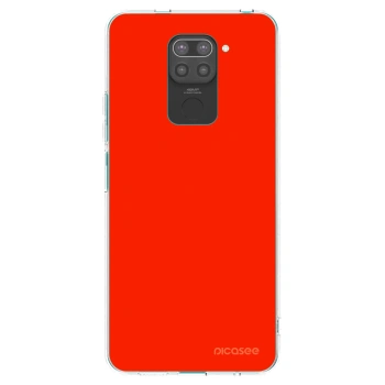 Picasee silikonový černý obal pro Xiaomi Redmi Note 9 - Maranello Red