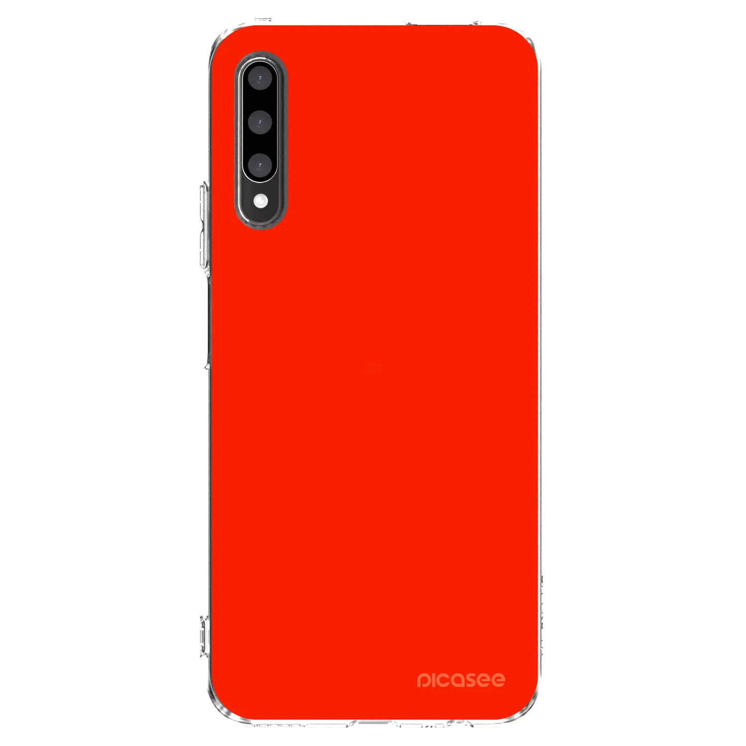 Picasee silikonový průhledný obal pro Honor 9X Pro - Maranello Red