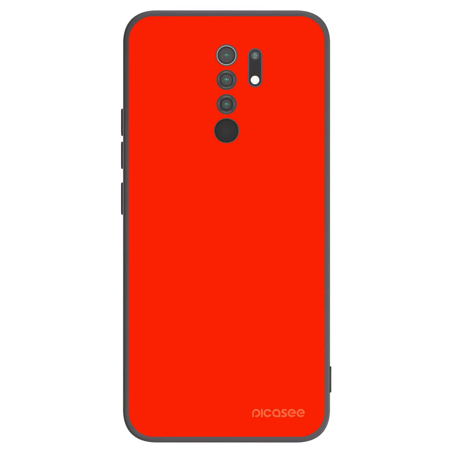 Picasee silikonový černý obal pro Xiaomi Redmi 9 - Maranello Red