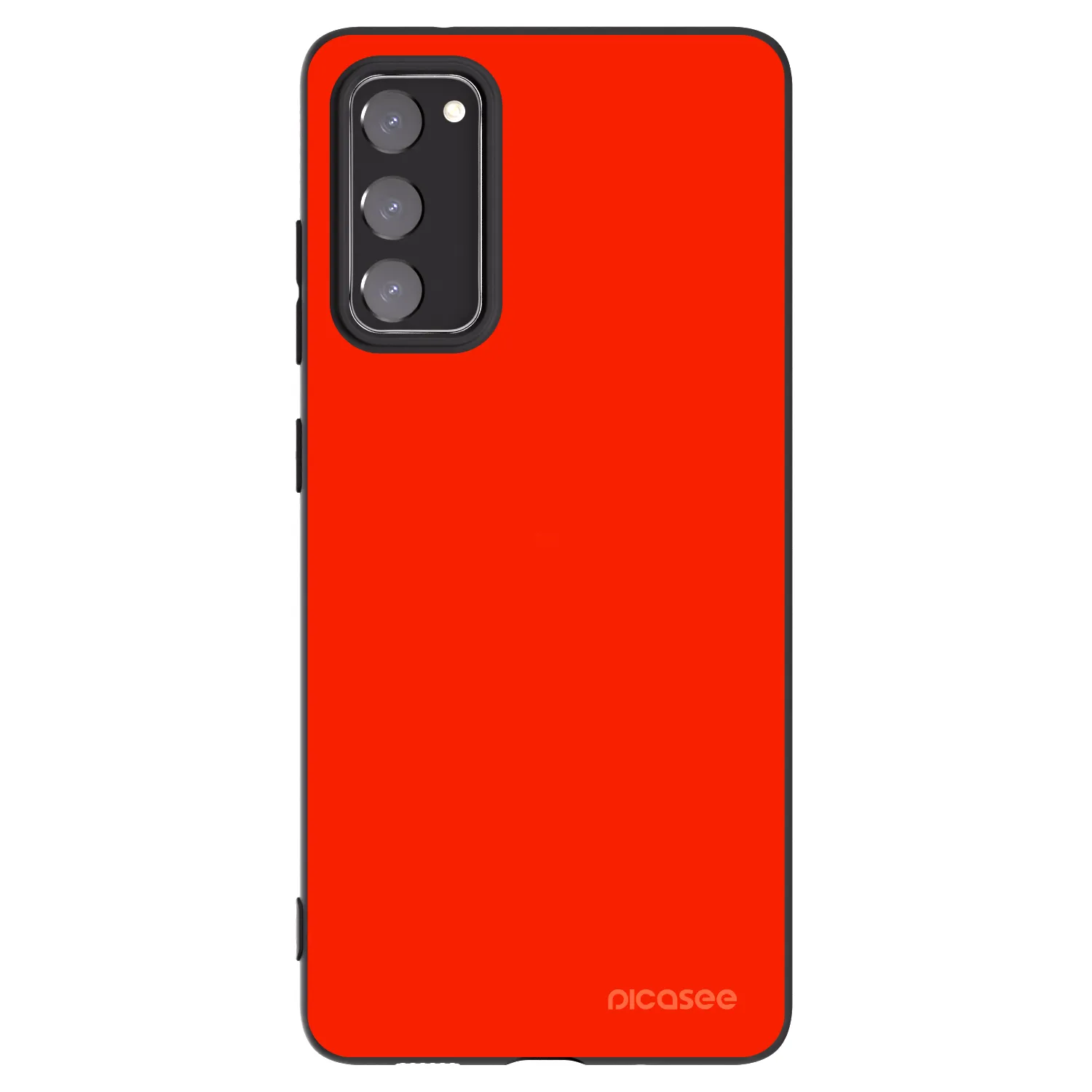 Picasee silikonový černý obal pro Samsung Galaxy S20 FE - Maranello Red