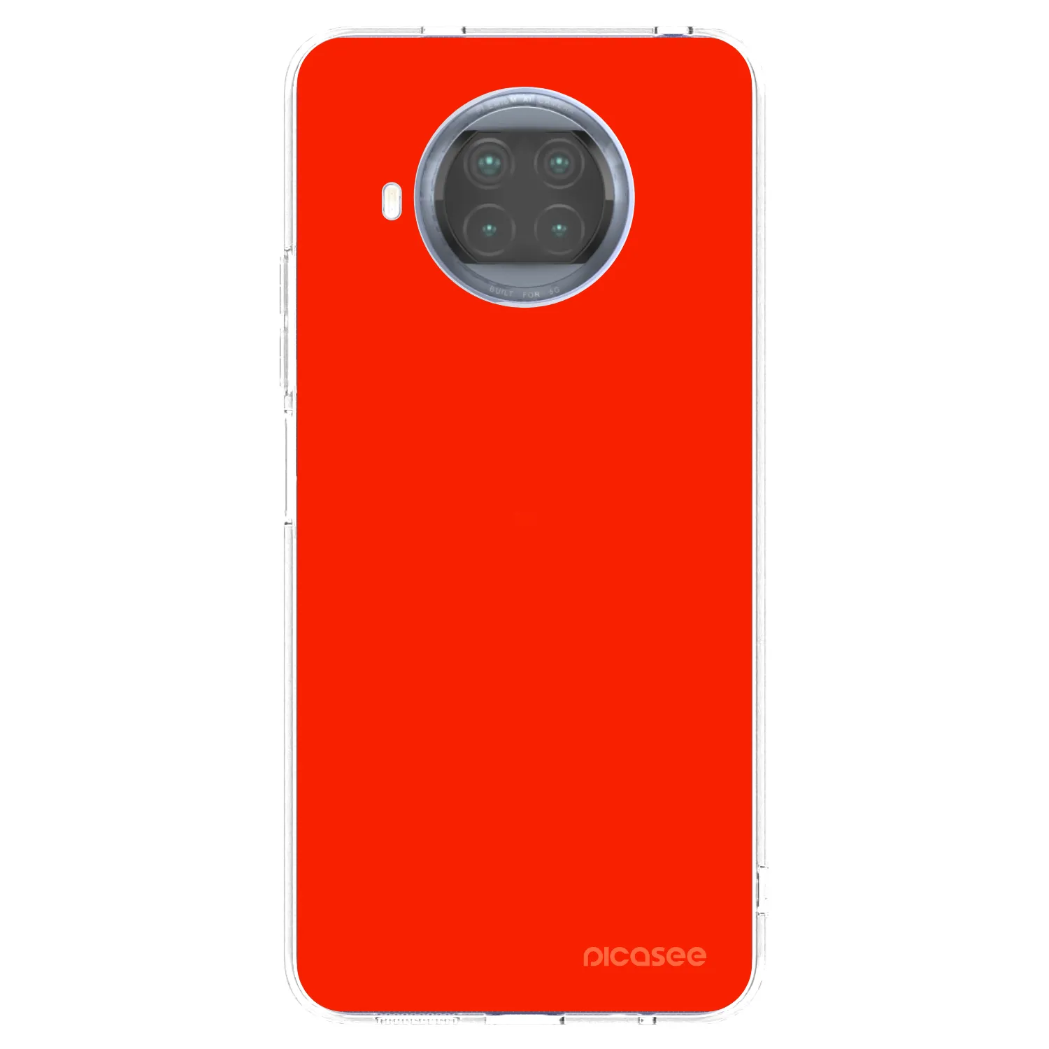 Picasee silikonový průhledný obal pro Xiaomi Mi 10T Lite - Maranello Red