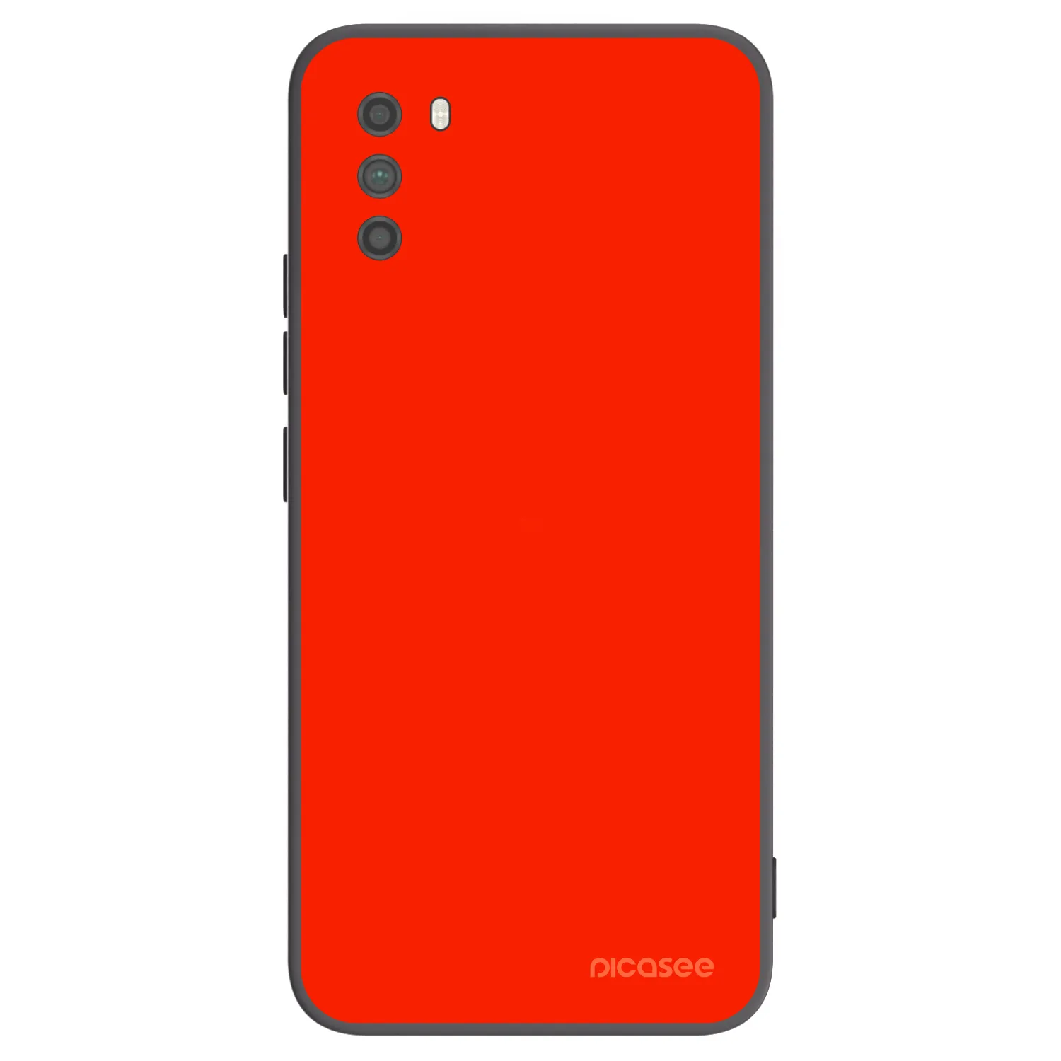 Picasee silikonový černý obal pro Xiaomi Poco M3 - Maranello Red