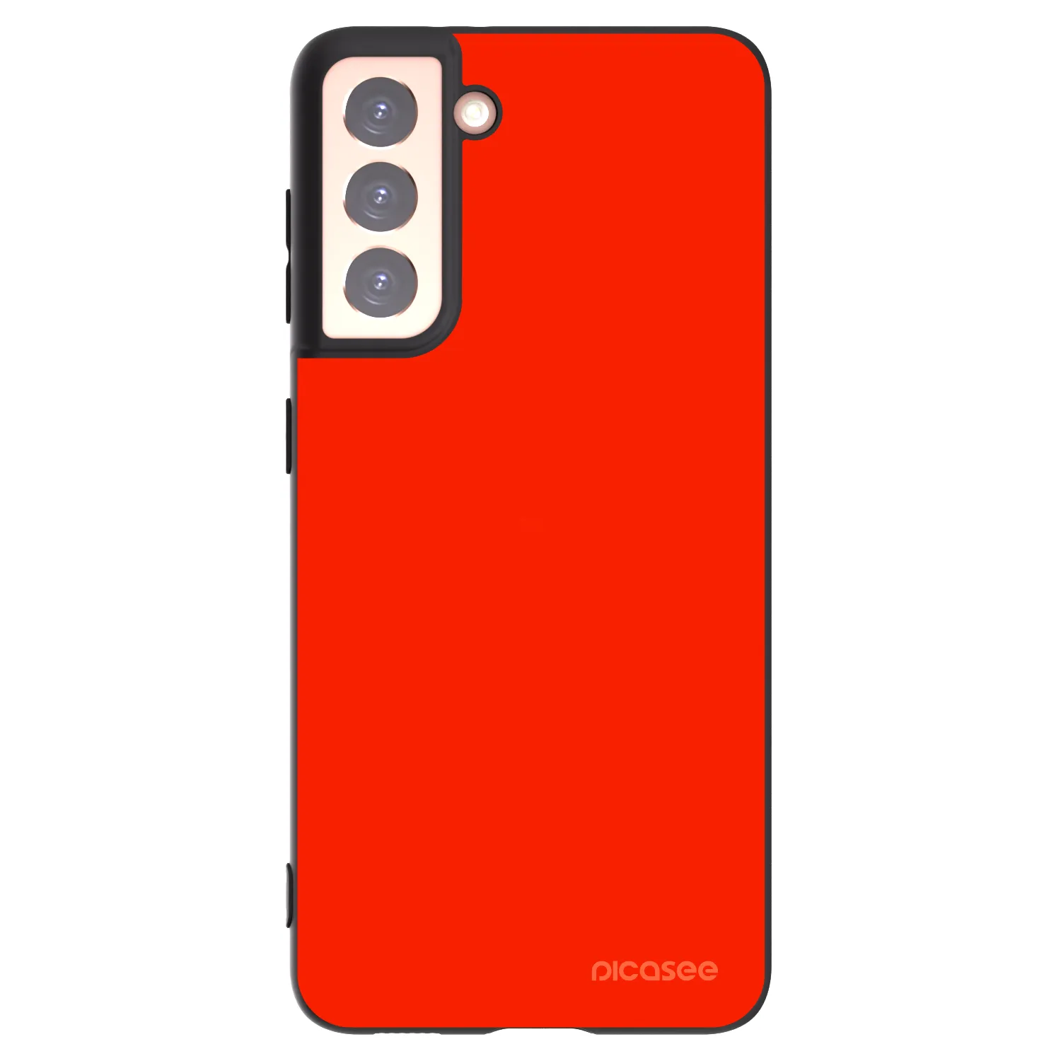 Picasee silikonový černý obal pro Samsung Galaxy S21 5G G991B - Maranello Red
