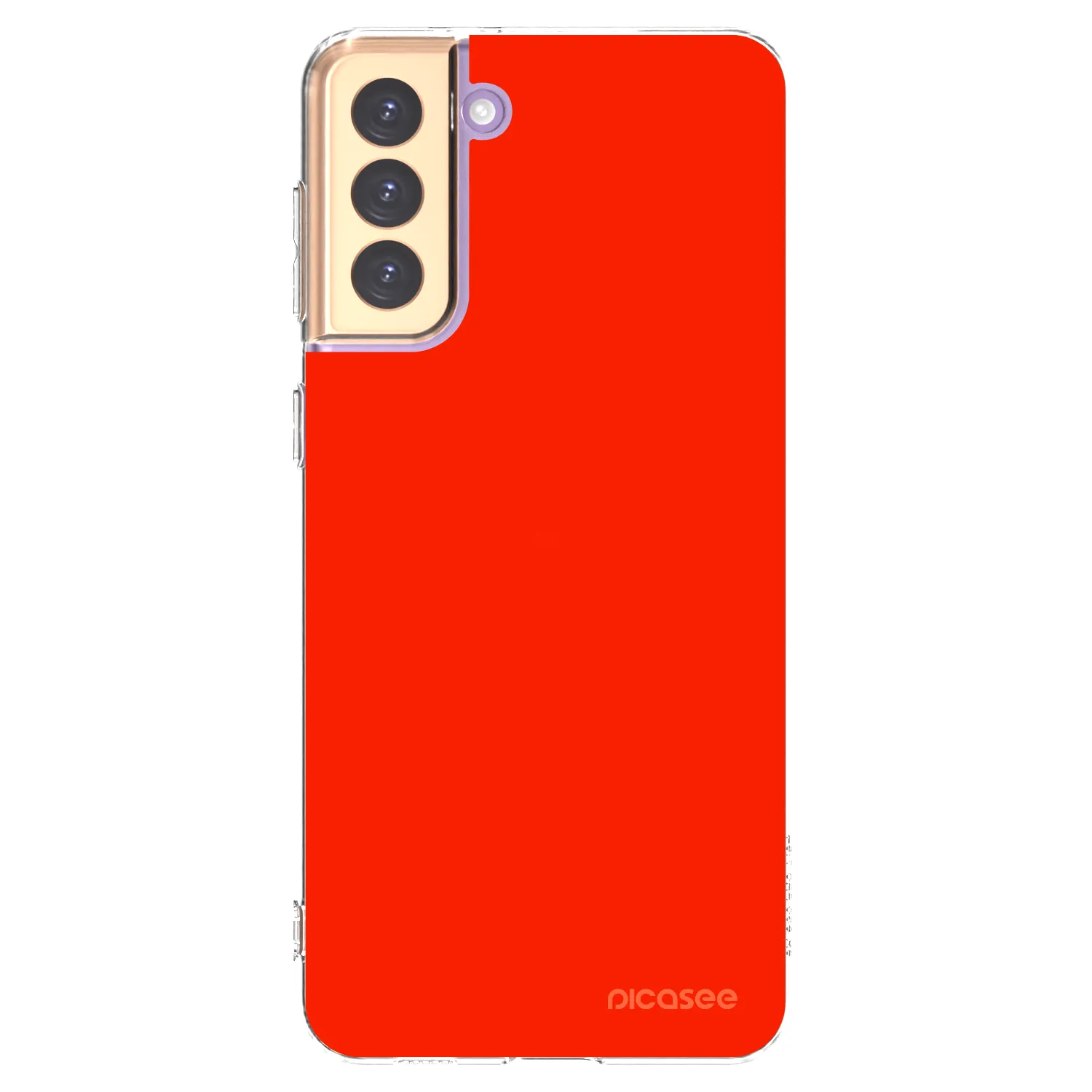 Picasee silikonový průhledný obal pro Samsung Galaxy S21+ 5G G996F - Maranello Red