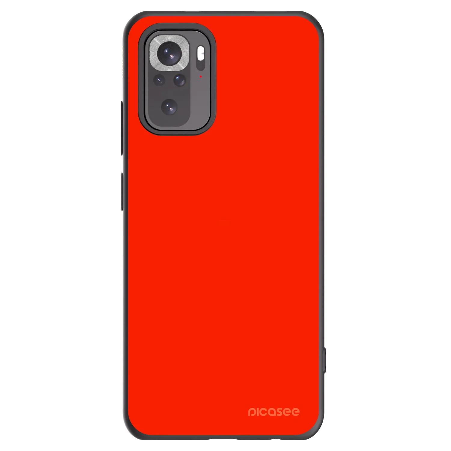 Picasee silikonový černý obal pro Xiaomi Redmi Note 10 - Maranello Red