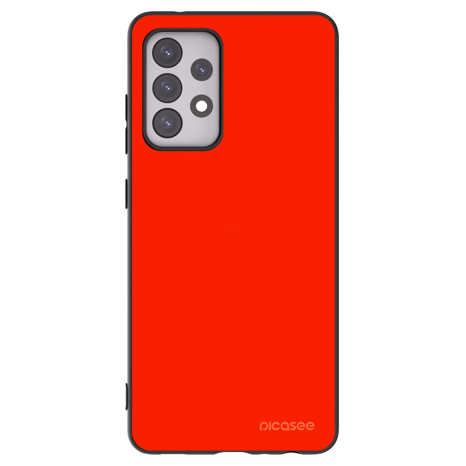 Picasee silikonový černý obal pro Samsung Galaxy A52 5G A525F - Maranello Red