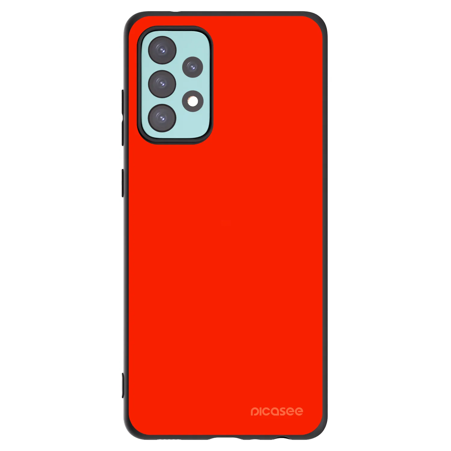 Picasee silikonový černý obal pro Samsung Galaxy A72 A725F - Maranello Red