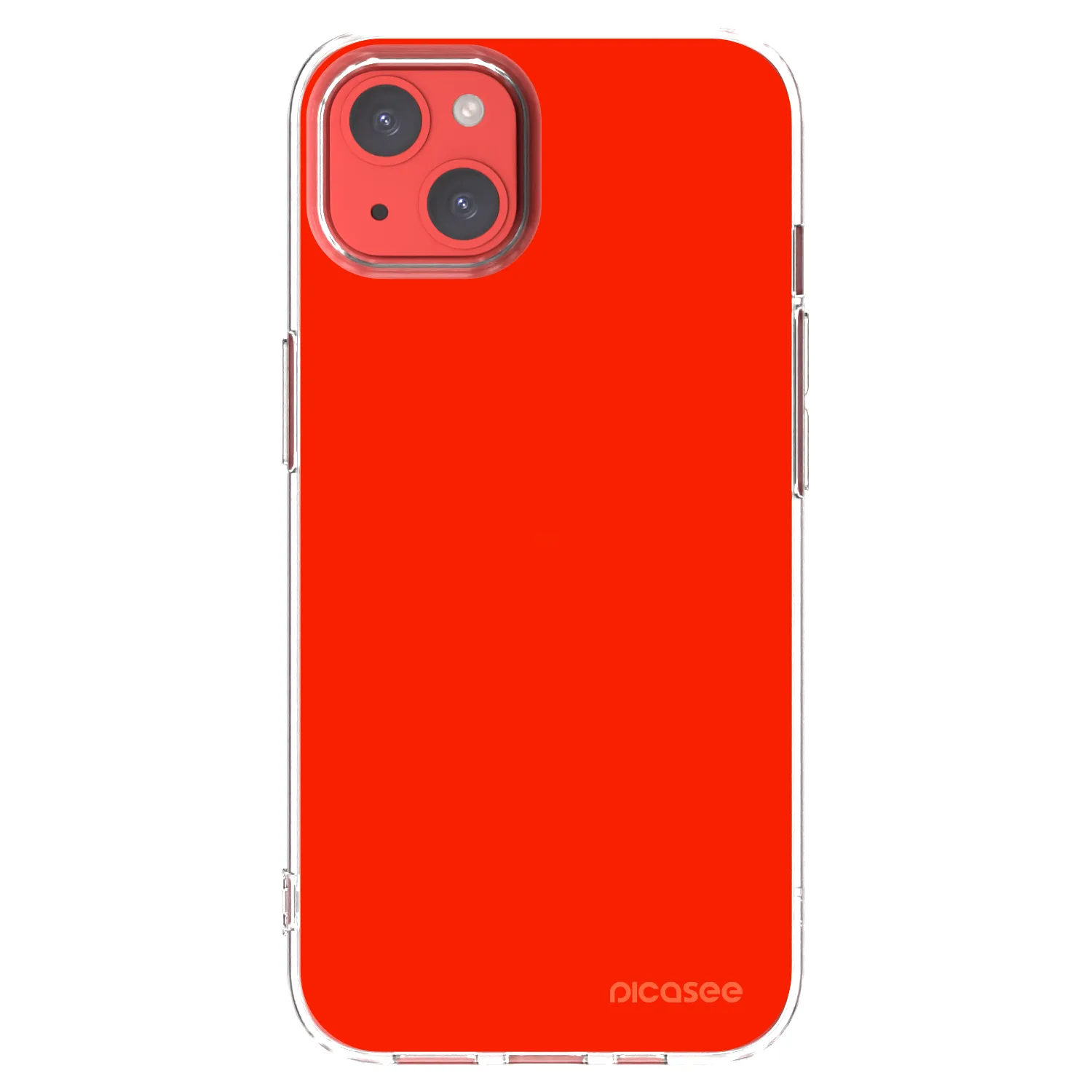 Picasee silikonový průhledný obal pro Apple iPhone 13 - Maranello Red