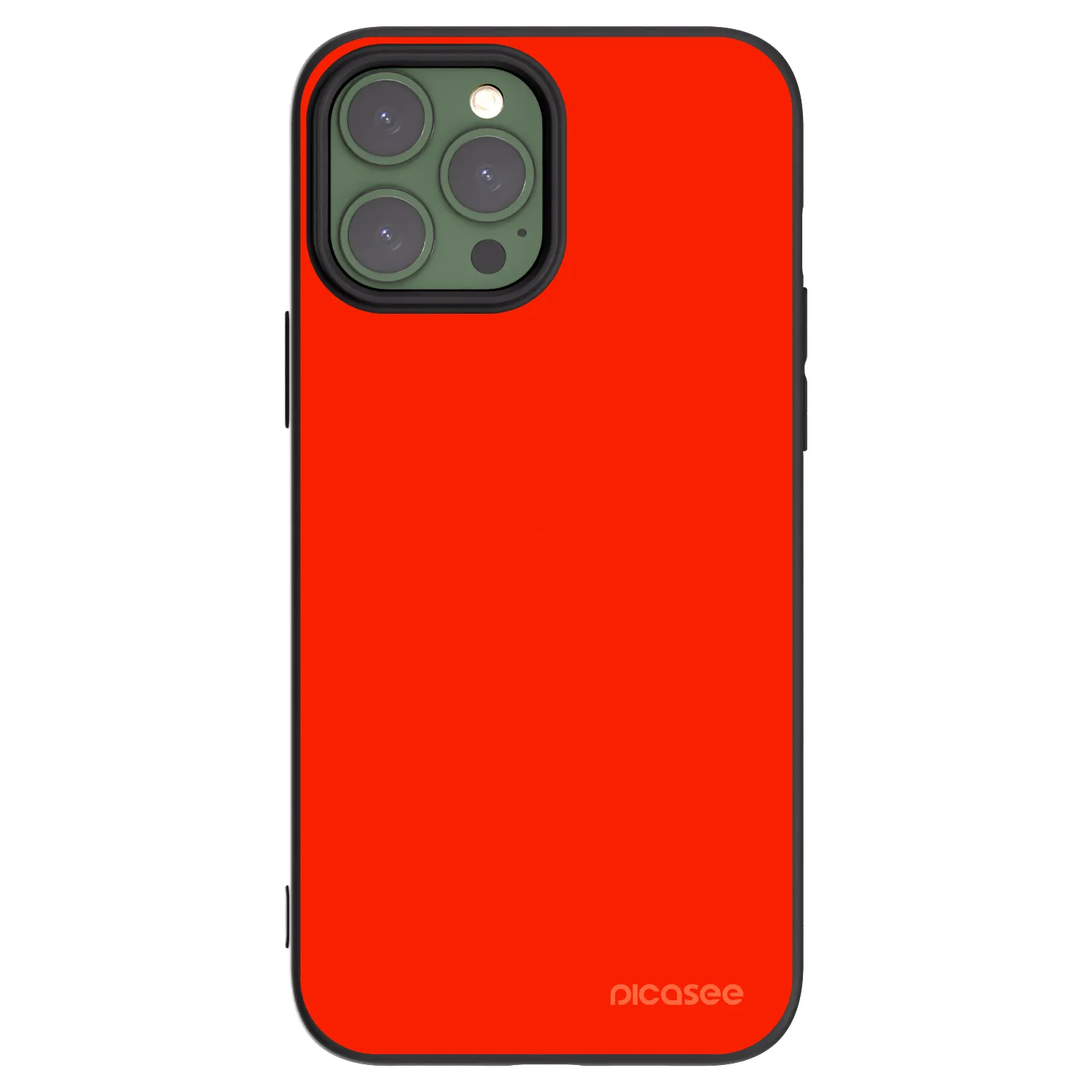 Picasee silikonový černý obal pro Apple iPhone 13 Pro Max - Maranello Red