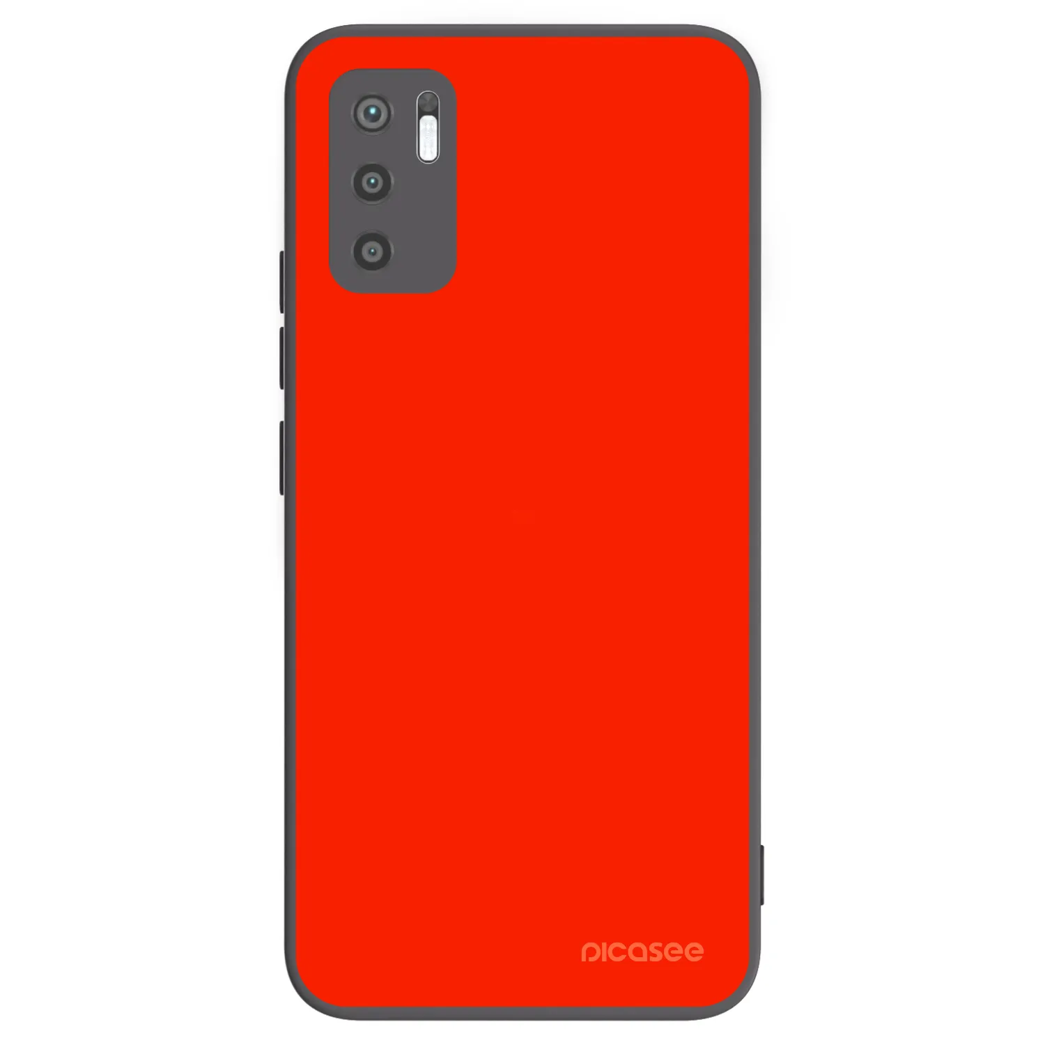 Picasee silikonový černý obal pro Xiaomi Redmi Note 10 5G - Maranello Red