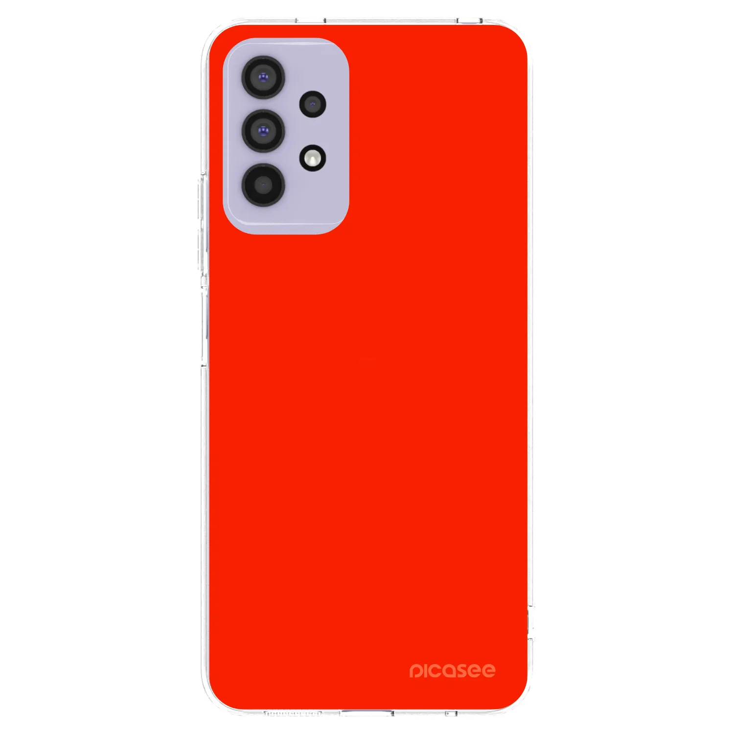 Picasee silikonový průhledný obal pro Samsung Galaxy A32 4G SM-A325F - Maranello Red