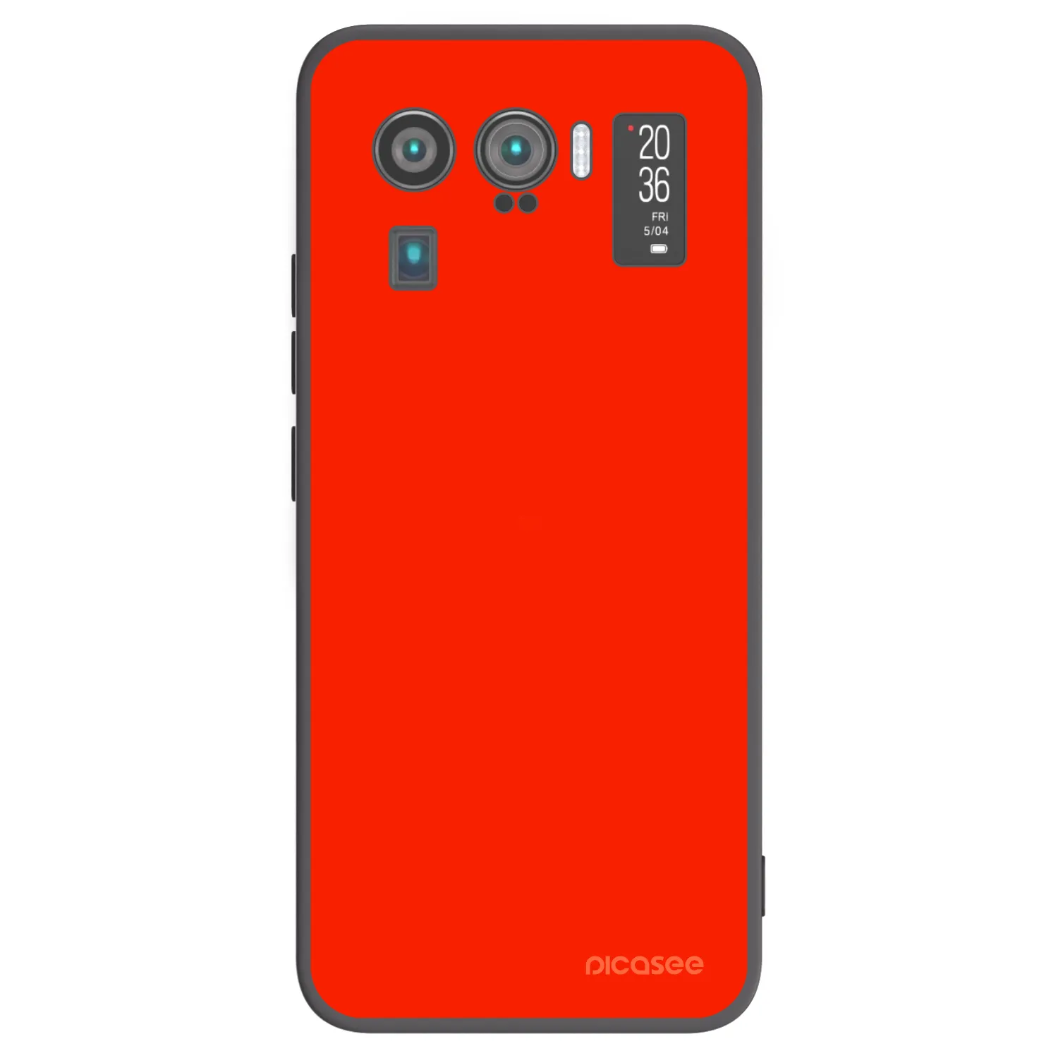 Picasee silikonový černý obal pro Xiaomi Mi 11 Ultra - Maranello Red