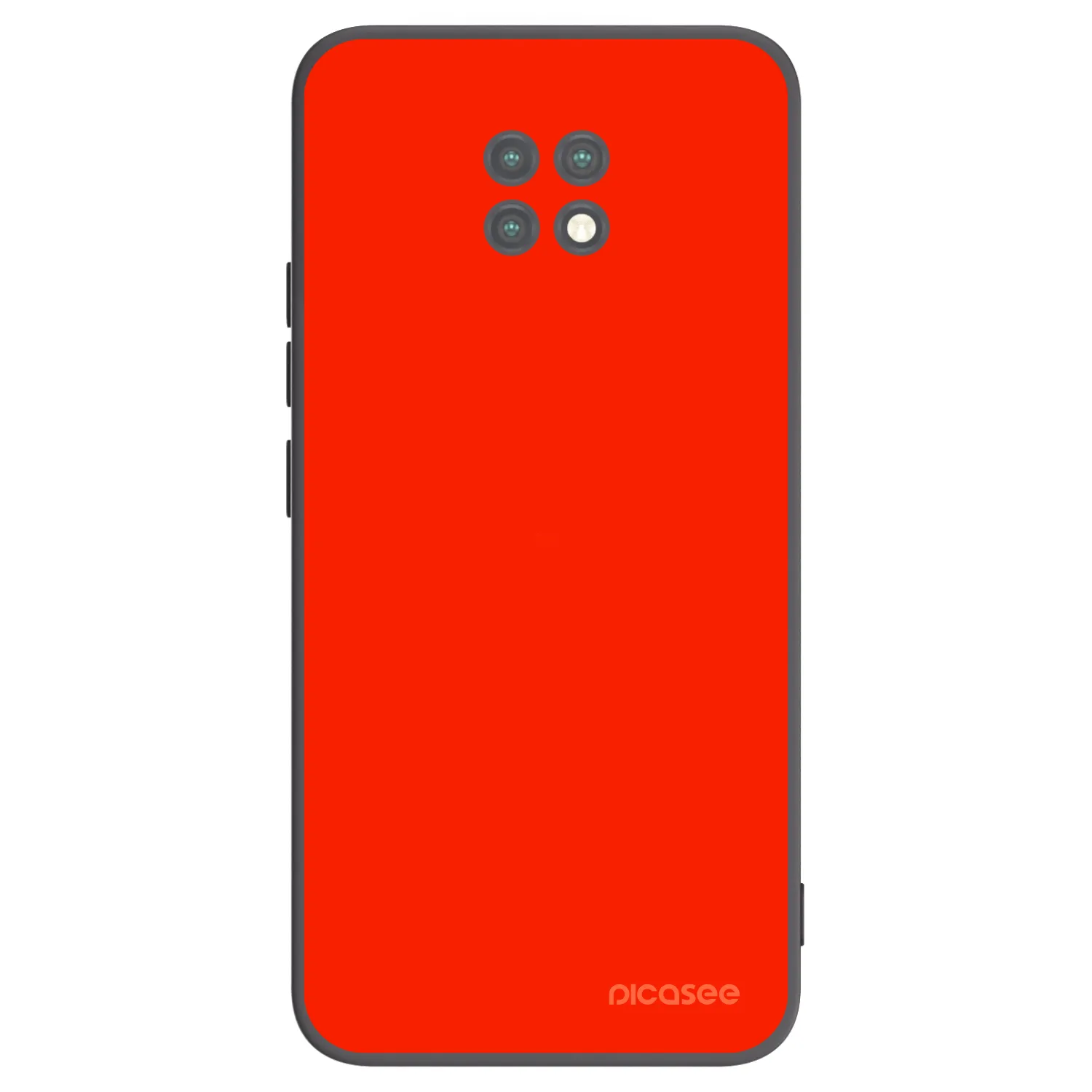 Picasee silikonový černý obal pro Xiaomi Redmi Note 9T - Maranello Red