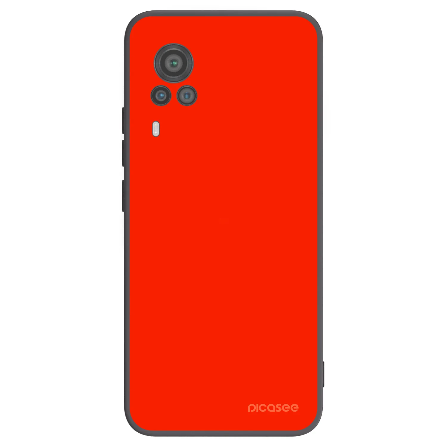 Picasee silikonový černý obal pro Vivo X60 Pro 5G - Maranello Red