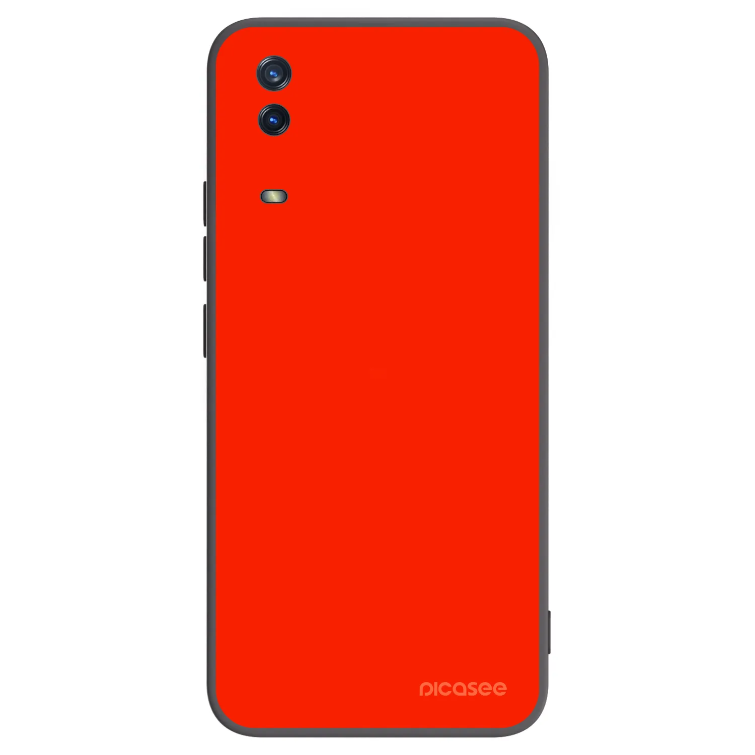 Picasee silikonový černý obal pro Vivo Y11s - Maranello Red