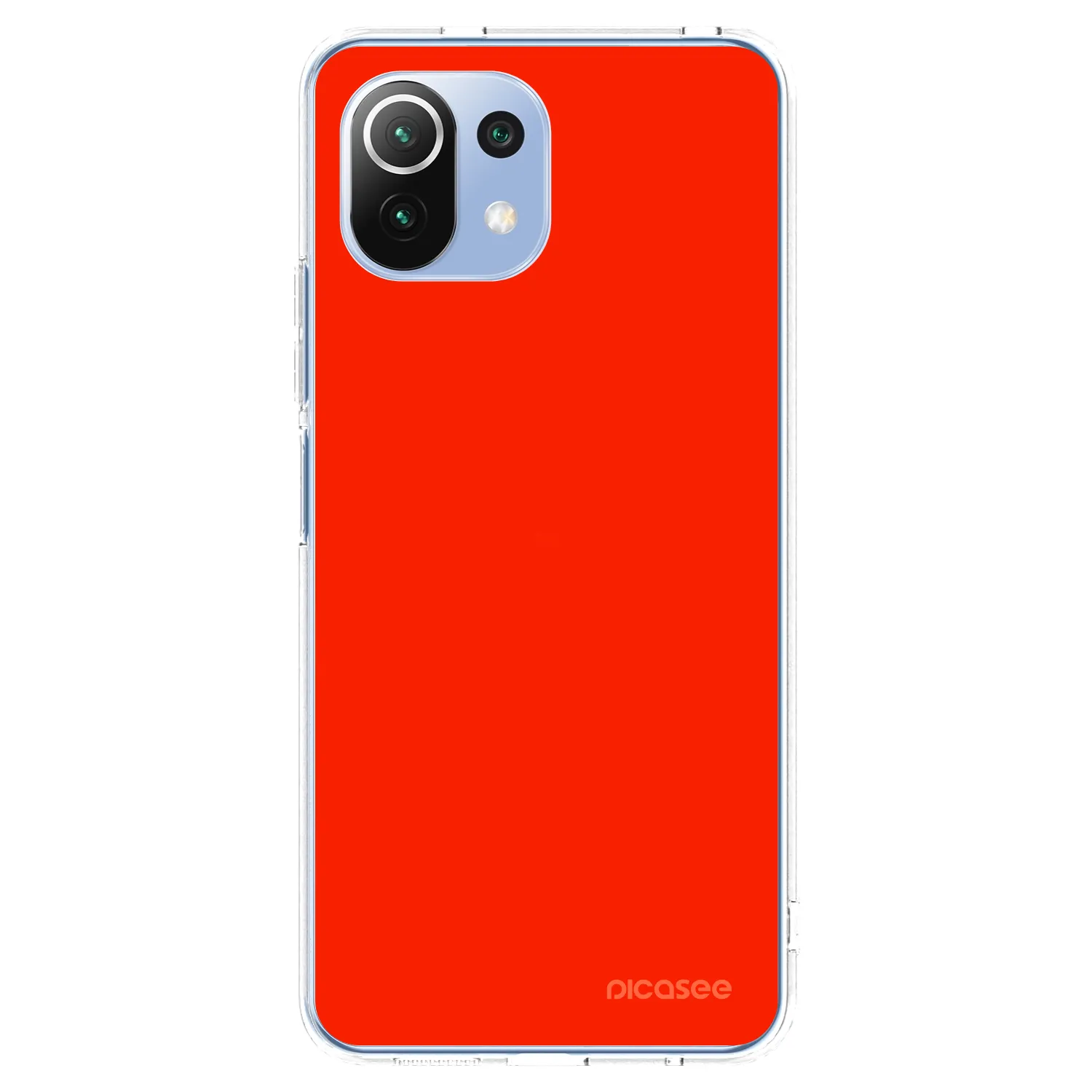 Picasee silikonový průhledný obal pro Xiaomi 11 Lite 5G NE - Maranello Red