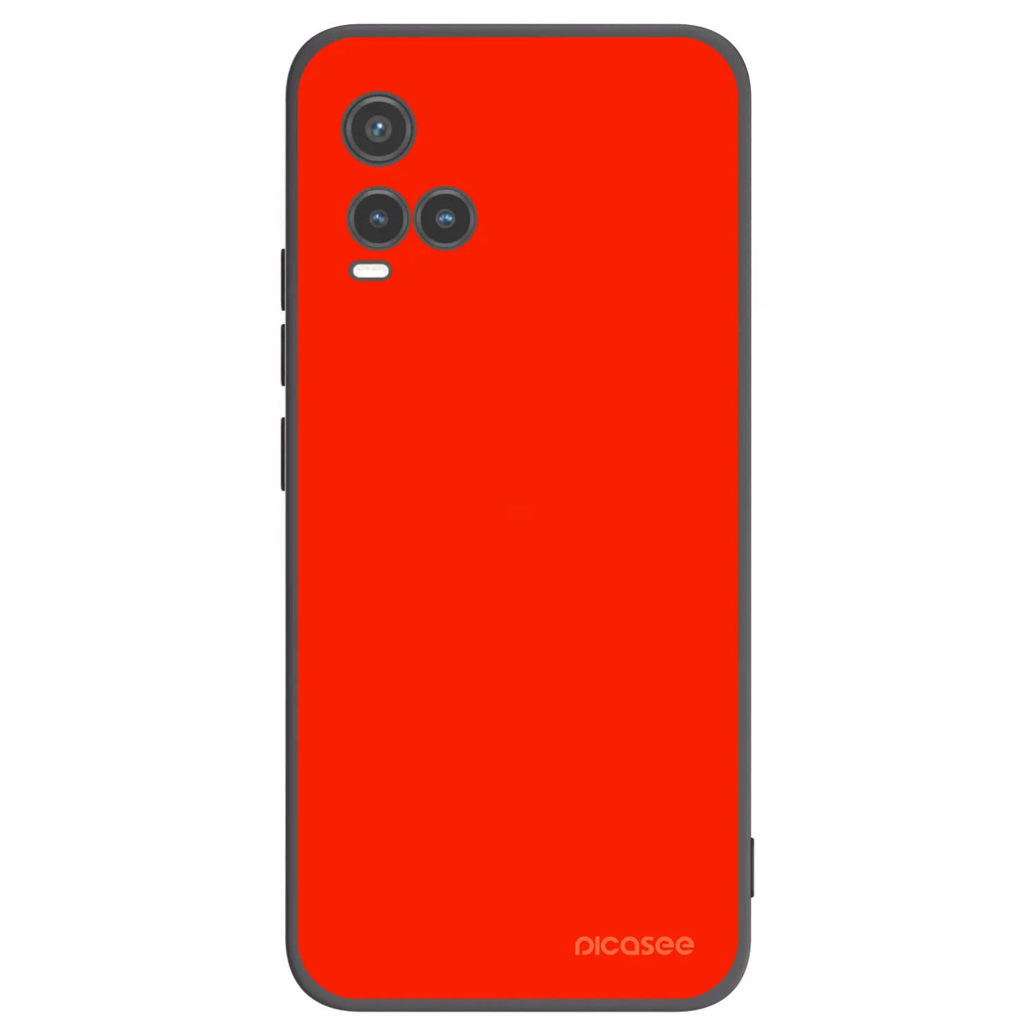 Picasee silikonový černý obal pro Vivo Y33s - Maranello Red