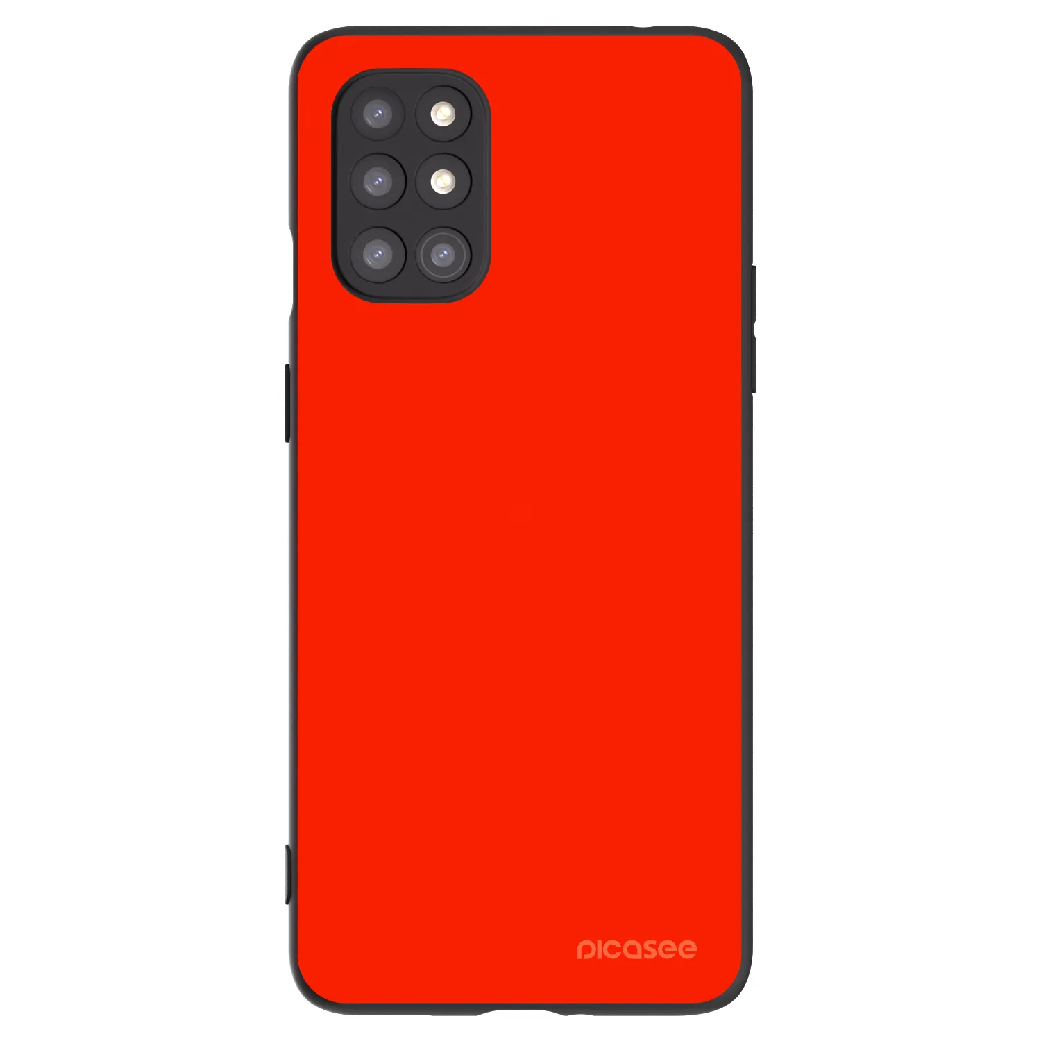 Picasee silikonový černý obal pro OnePlus 8T - Maranello Red
