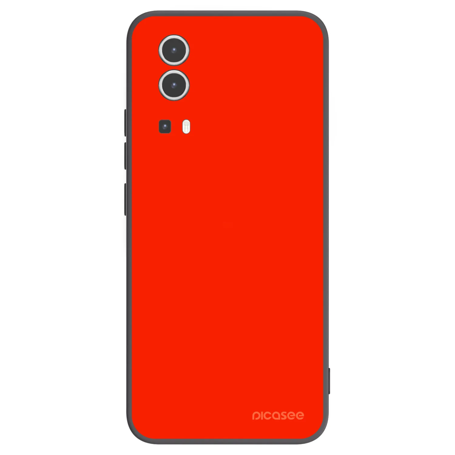 Picasee silikonový černý obal pro Vivo Y72 5G - Maranello Red