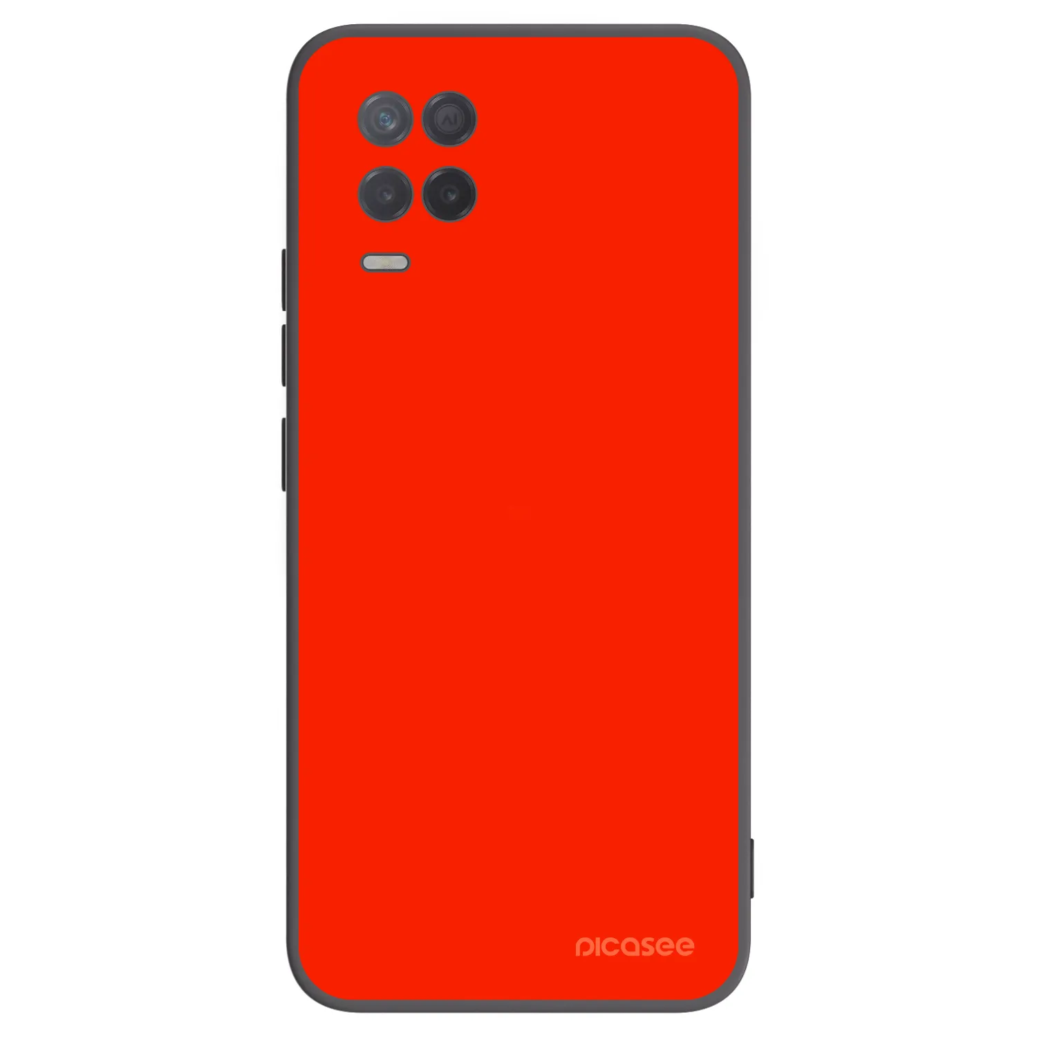 Picasee silikonový černý obal pro Realme 8 5G - Maranello Red