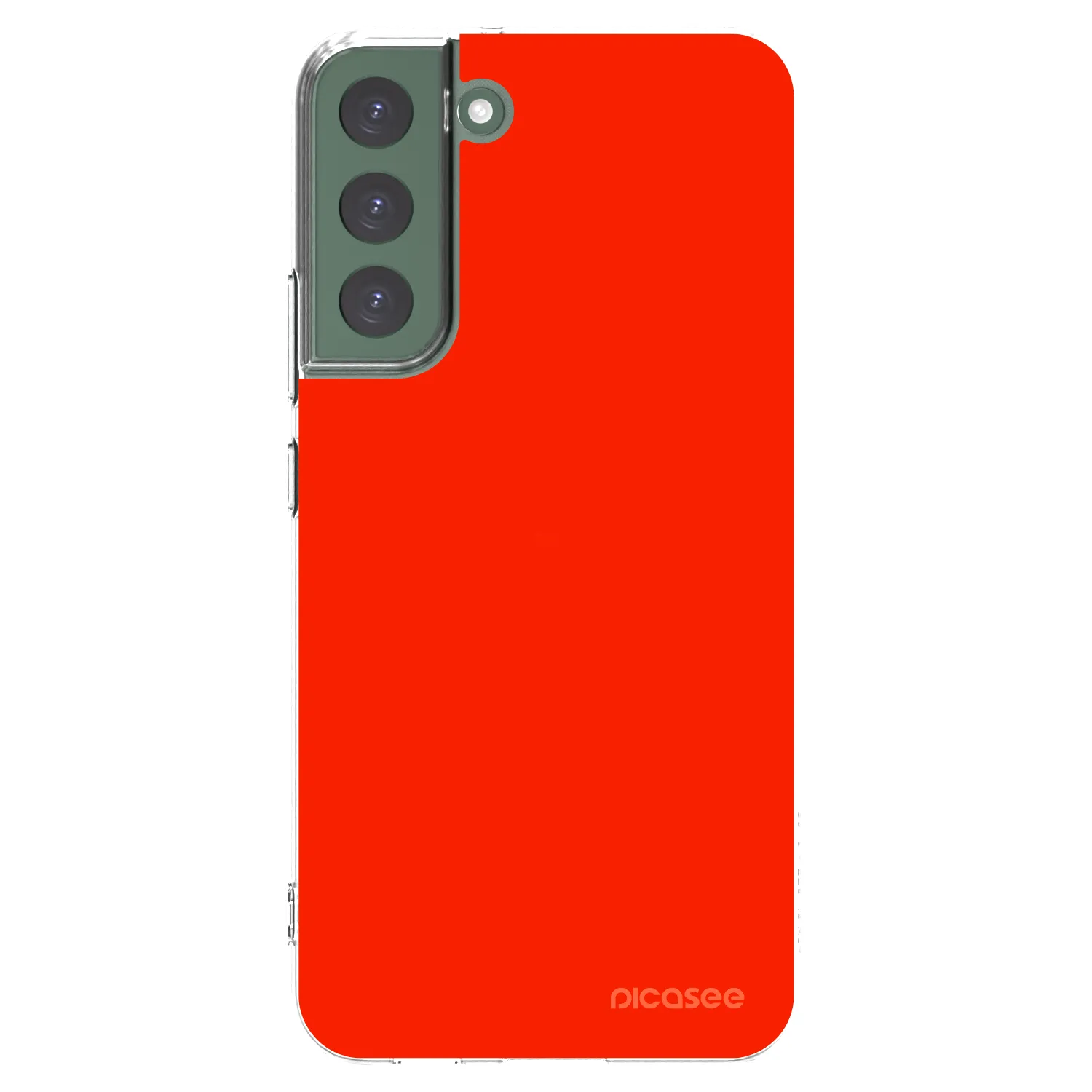 Picasee silikonový průhledný obal pro Samsung Galaxy S22+ 5G - Maranello Red